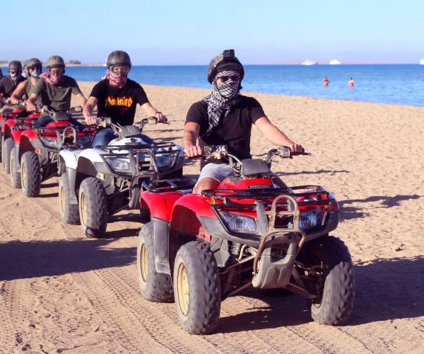 Hurghada Sunset Quad Bike & Camel Tour with Stargazing and BBQ